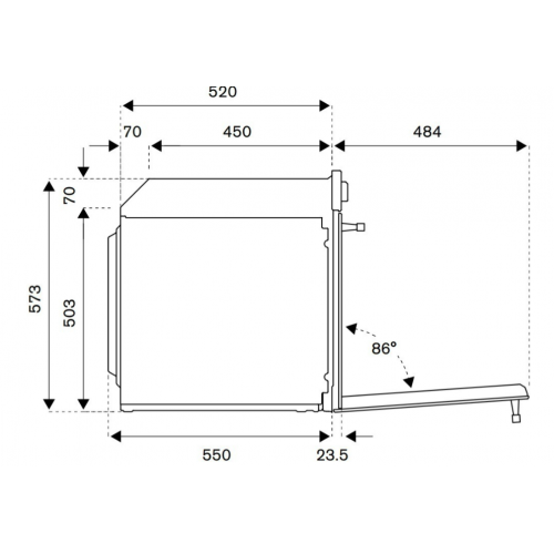 Духовой шкаф Bertazzoni F6011HERVPTAX/23