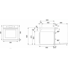 Духовой шкаф Bertazzoni F6011MODVPTZ/23