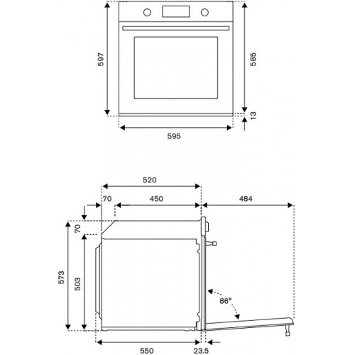 Духовой шкаф Bertazzoni F609MODESX