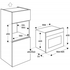 Духовой шкаф Bertazzoni F457PROMWTN