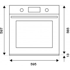 Духовой шкаф Bertazzoni F457MODMWTC