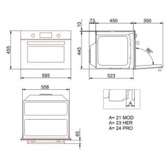 Духовой шкаф Bertazzoni FMOD4077MTB1