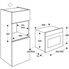 Духовой шкаф Bertazzoni F457HERMWTAC