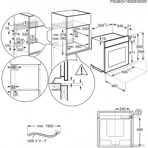 Духовой шкаф Electrolux EOE8P39WX