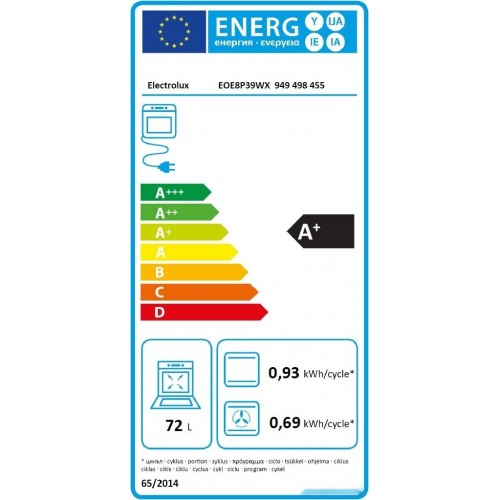 Духовой шкаф Electrolux EOE8P39WX