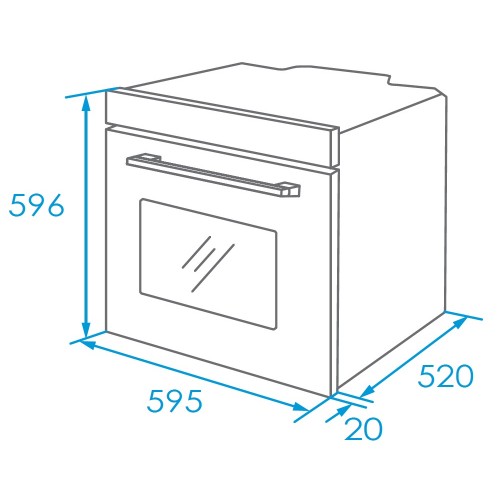 Духовой шкаф AKPO PEA 7009SED03 BL