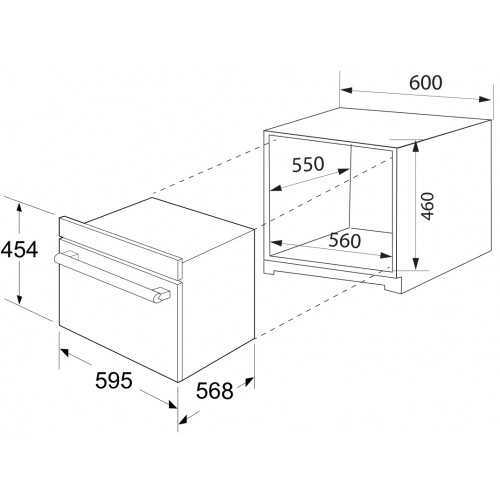 Духовой шкаф ZUGEL ZOE610B