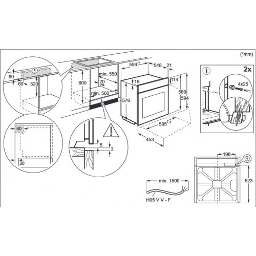 Духовой шкаф Electrolux EOD6P66X
