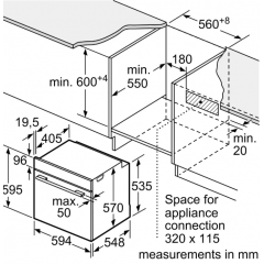 Духовой шкаф Bosch Serie 4 HUA736ER0