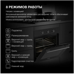 Духовой шкаф Hyundai HEO 6635 BG