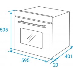 Духовой шкаф Weissgauff EOM 306 Black Edition