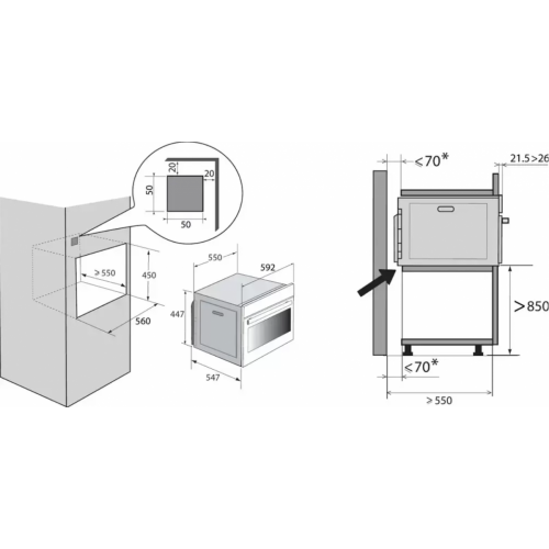 Духовой шкаф De Dietrich DKP4531B