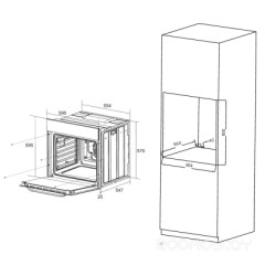 Духовой шкаф Meferi MEO6017BK ULTRA