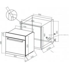 Духовой шкаф Zorg FIN611 (черный)
