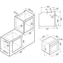Духовой шкаф Krona ALPHA 60 BL