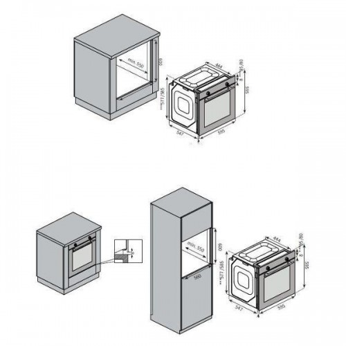 Духовой шкаф Kraft KF-OF7204Х