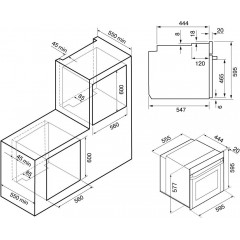 Духовой шкаф Krona Element D plus 60 WH