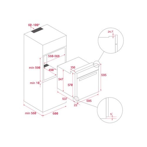 Духовой шкаф Teka HSB 6160 FULL BLACK (111010066)