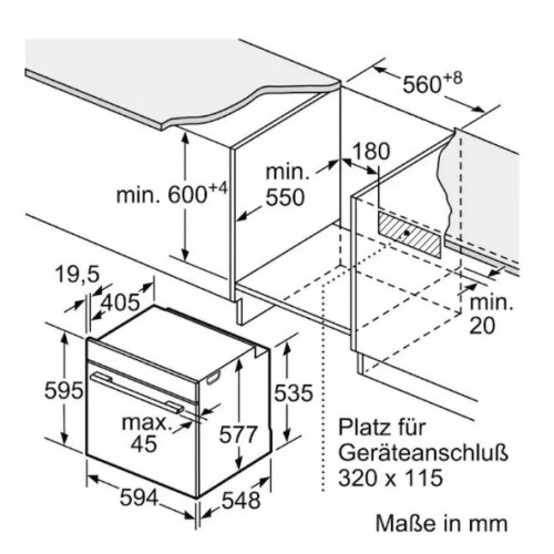 Духовой шкаф Bosch HBG978NB1