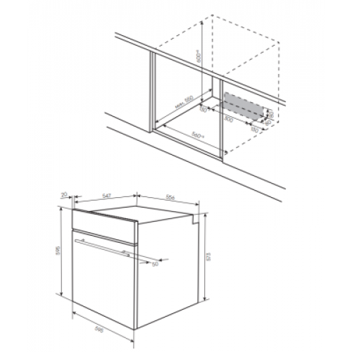 Духовой шкаф Kuppersberg HO 608 BB Glass