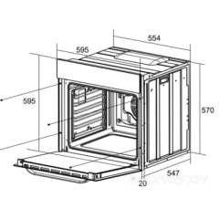 Духовой шкаф Meferi MEO6016BK COMFORT PLUS