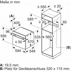 Духовой шкаф Bosch Serie 2 HBA571BB4
