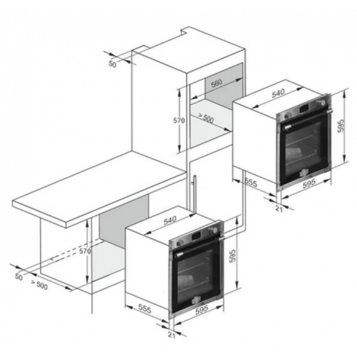 Духовой шкаф Kaiser EH 6306 N R