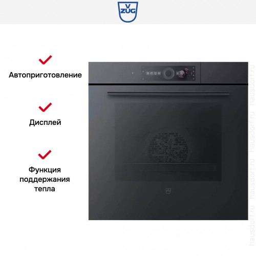 Духовой шкаф V-ZUG CS6T-23038 (черное стекло)