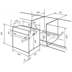 Духовой шкаф LEX EDM 4540 GR