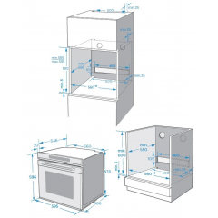 Духовой шкаф Weissgauff EOM 791 SDB Black Edition