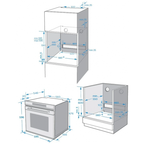 Духовой шкаф Weissgauff EOM 791 SDB Black Edition