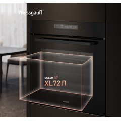 Духовой шкаф Weissgauff EOM 791 SDB Black Edition