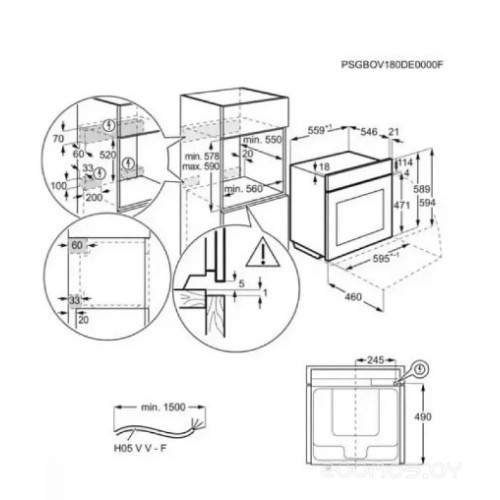 Духовой шкаф Electrolux EOE9P3XT