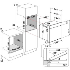 Духовой шкаф Whirlpool WOI68PT1SBA