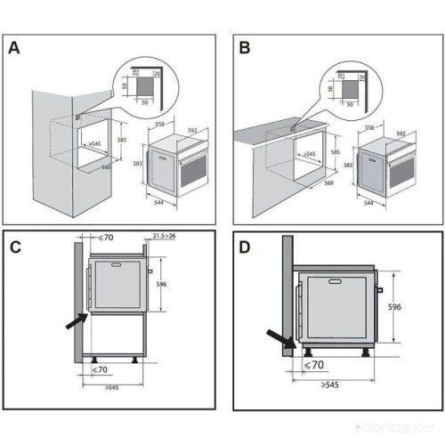 Духовой шкаф De Dietrich DOR4546HE