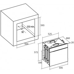 Духовой шкаф CATA CM 760 AS WH