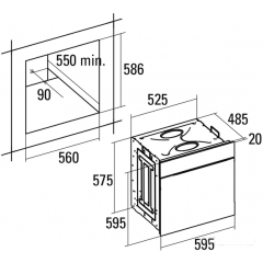 Духовой шкаф CATA ME 605 TCP