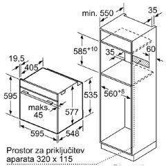 Духовой шкаф Bosch HBG633NS1