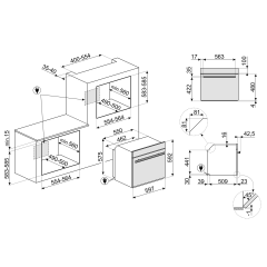 Духовой шкаф Smeg SFP6604NRE