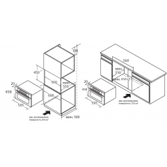 Духовой шкаф Midea TF944EG9-WH