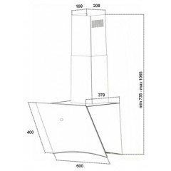 Вытяжка Germes Bristol 60 black