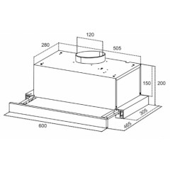 Вытяжка Germes Stash Plus 60 BK