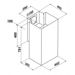 Вытяжка Maunfeld Bath Isla 401 золотой