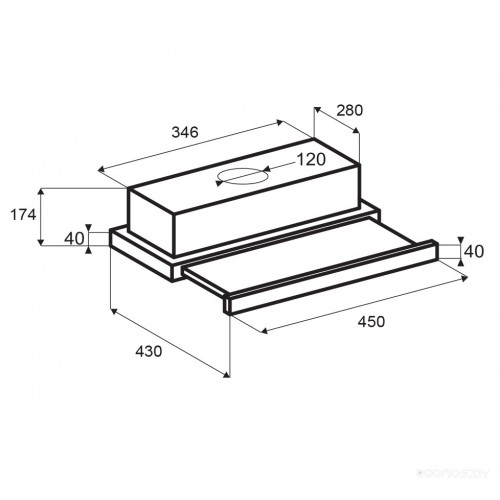 Вытяжка Zigmund & Shtain K 005.41 W