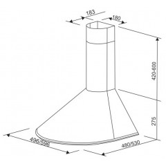 Вытяжка ZorG Technology Viola 750 60 IX