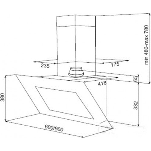 Вытяжка Teka DVT 650 (White)