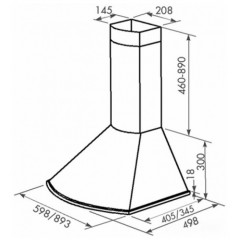Вытяжка ZorG Technology Viola 1000 60 BG