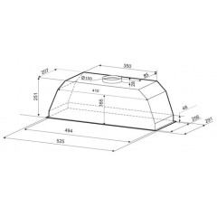 Вытяжка Krona AMELI S 600 inox