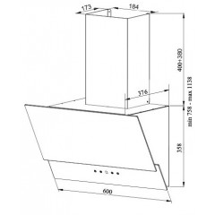 Вытяжка Grand Grand Gloucester 60 (белый/нержавеющая сталь)