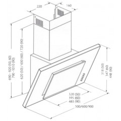 Вытяжка AKPO Optima Eco 60 wk-4 чёрный